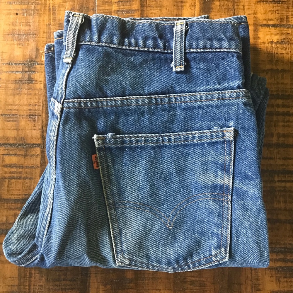 1978 Vintage Levi’s orange tab bootcut jeans